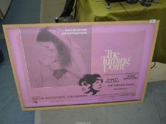 A TV/film advertising Poster 'The Turning Point' with Shirley Maclain and Anne Baucroft,