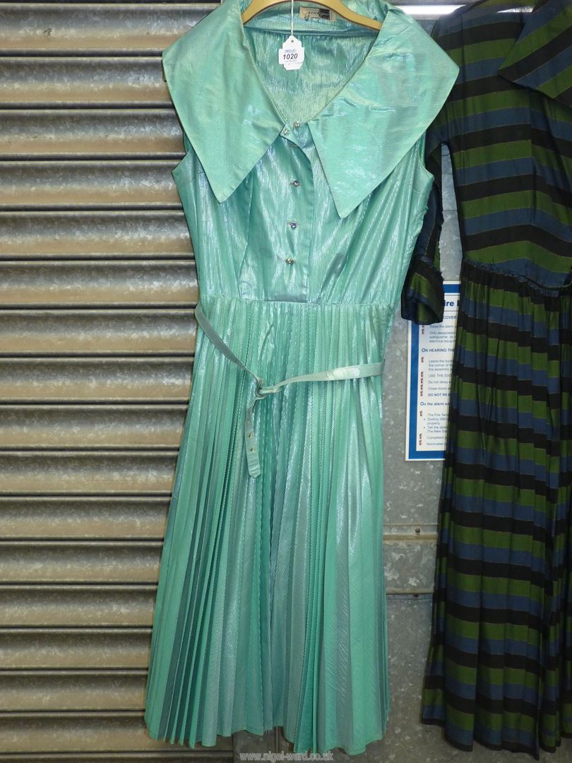 A 1950's 'The Linzi Line' sheer blue, - Image 2 of 5