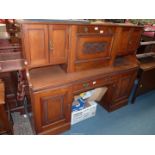 A most unusual and collectable Satinwood Bureau/Cabinet unit,