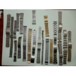 A good quantity of watch straps/wristlets.