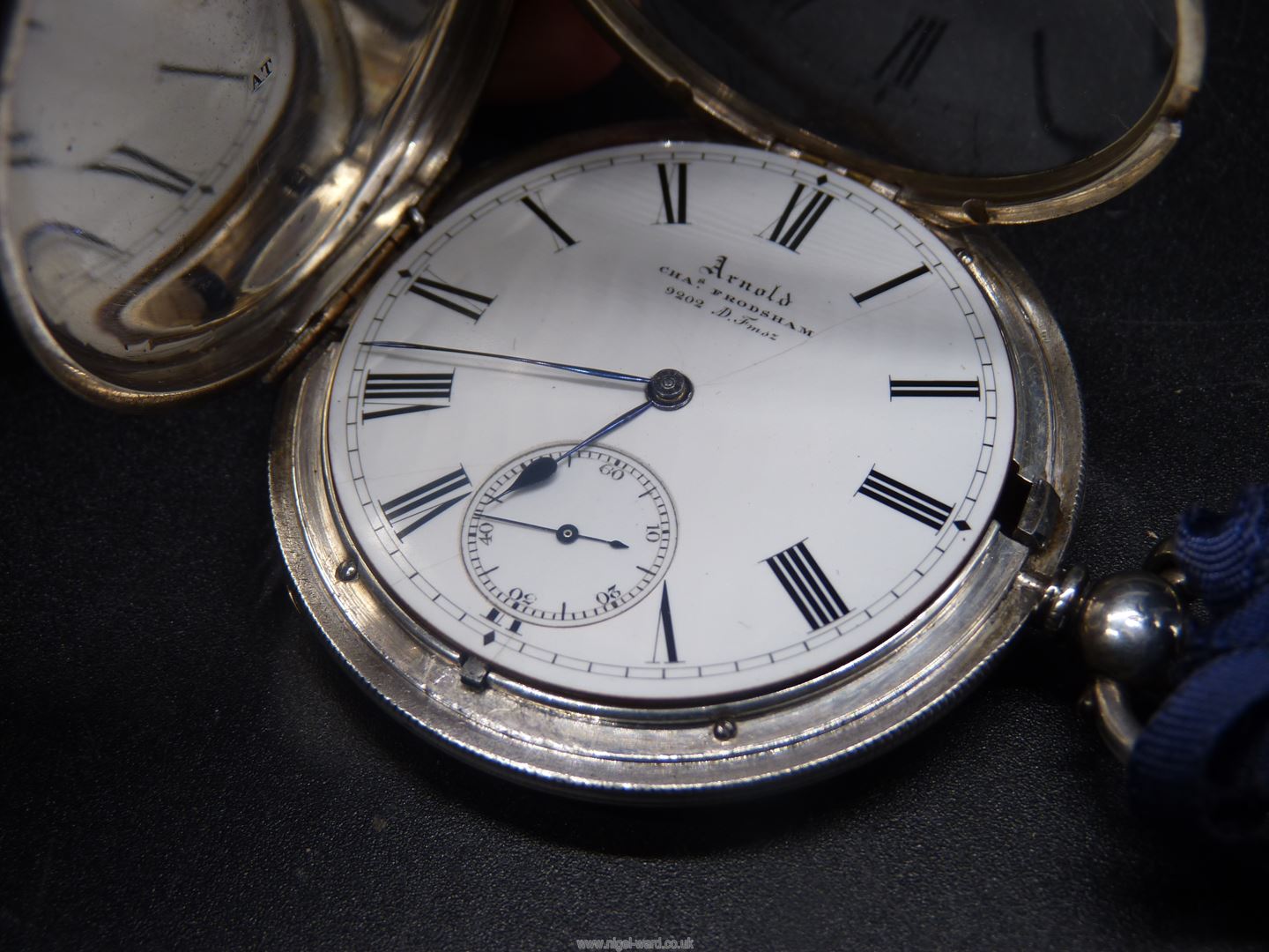 A silver cased key wound Pocket Watch, the quality fusee movement No.