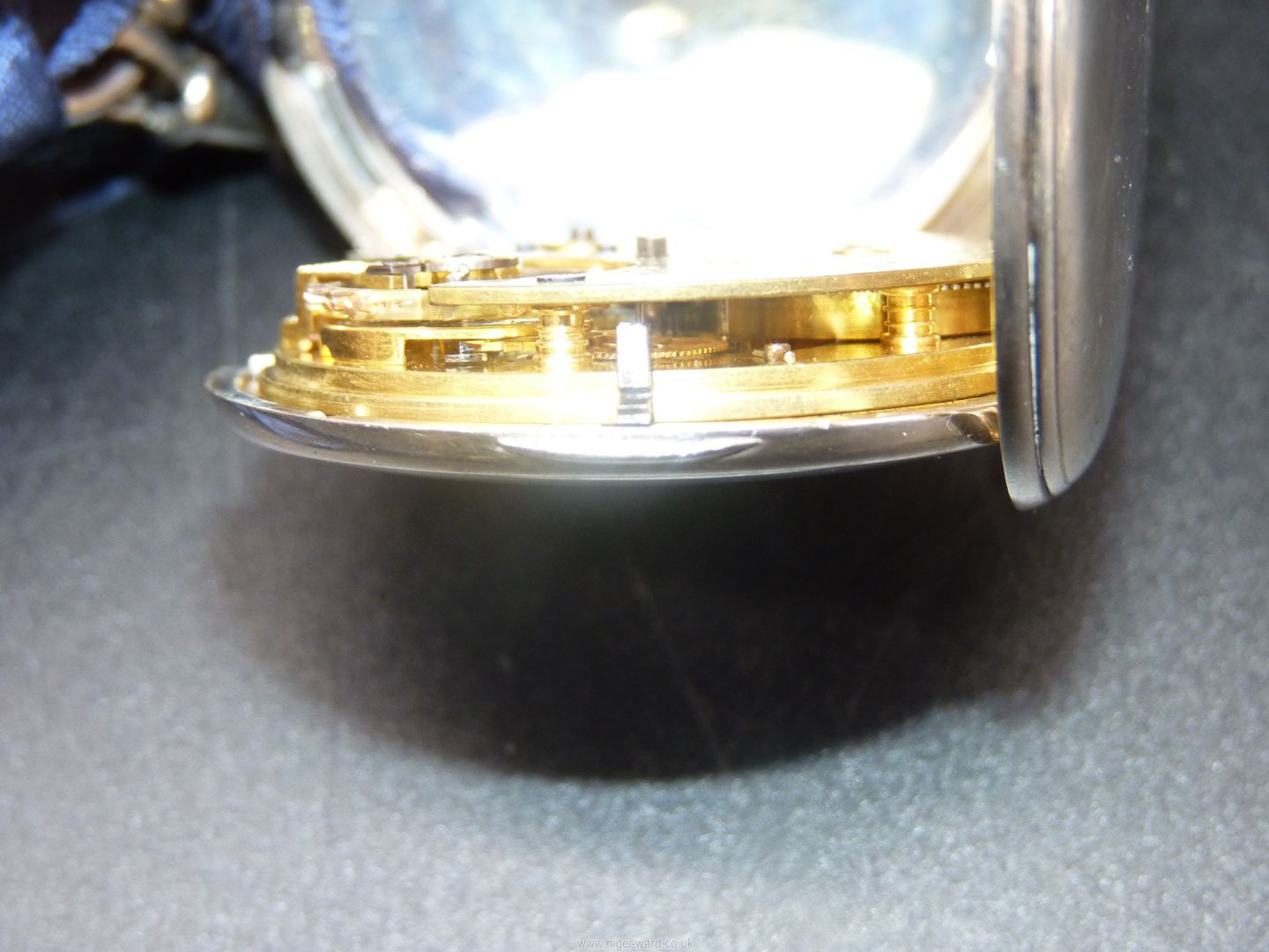A silver cased key wound Pocket Watch, the quality fusee movement No. - Image 7 of 12
