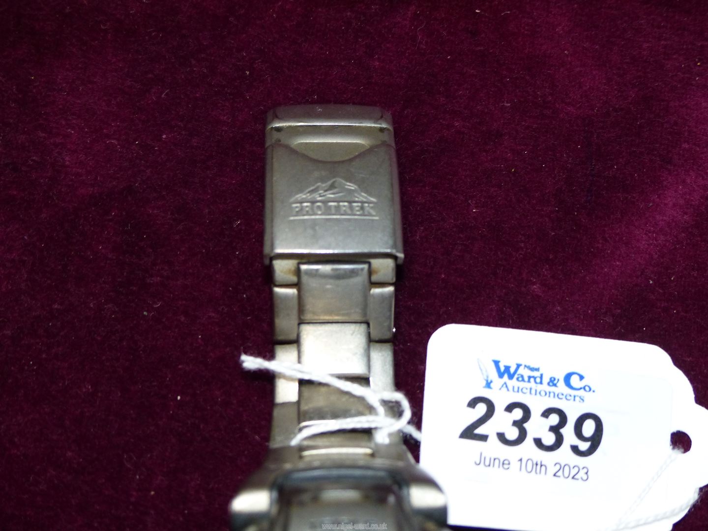A 2003 Casio Protrek PRG-60T watch, model no. 2767. - Image 2 of 3