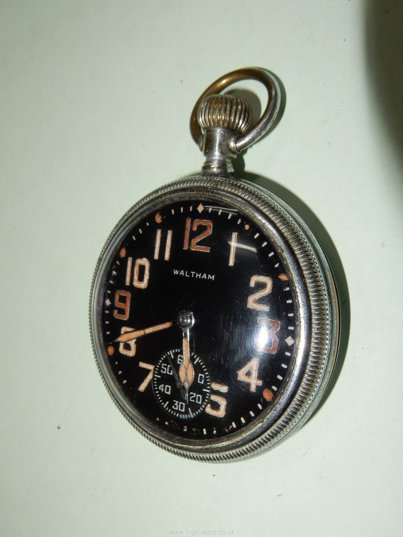 Five crown wound Pocket Watches with inset second hands, - Image 7 of 12