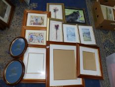 A quantity of picture frames and prints to include; 'Rundle from Norquay' and 'Mt.