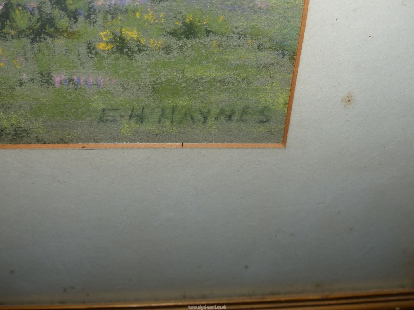 Elsie Haddon Haynes (1881-1963), pastel landscape of Walberswick. - Image 2 of 3