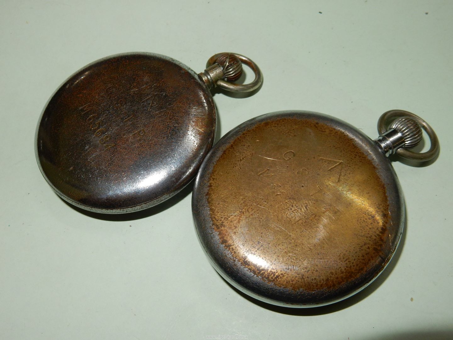 Five crown wound Pocket Watches with inset second hands, - Image 12 of 12