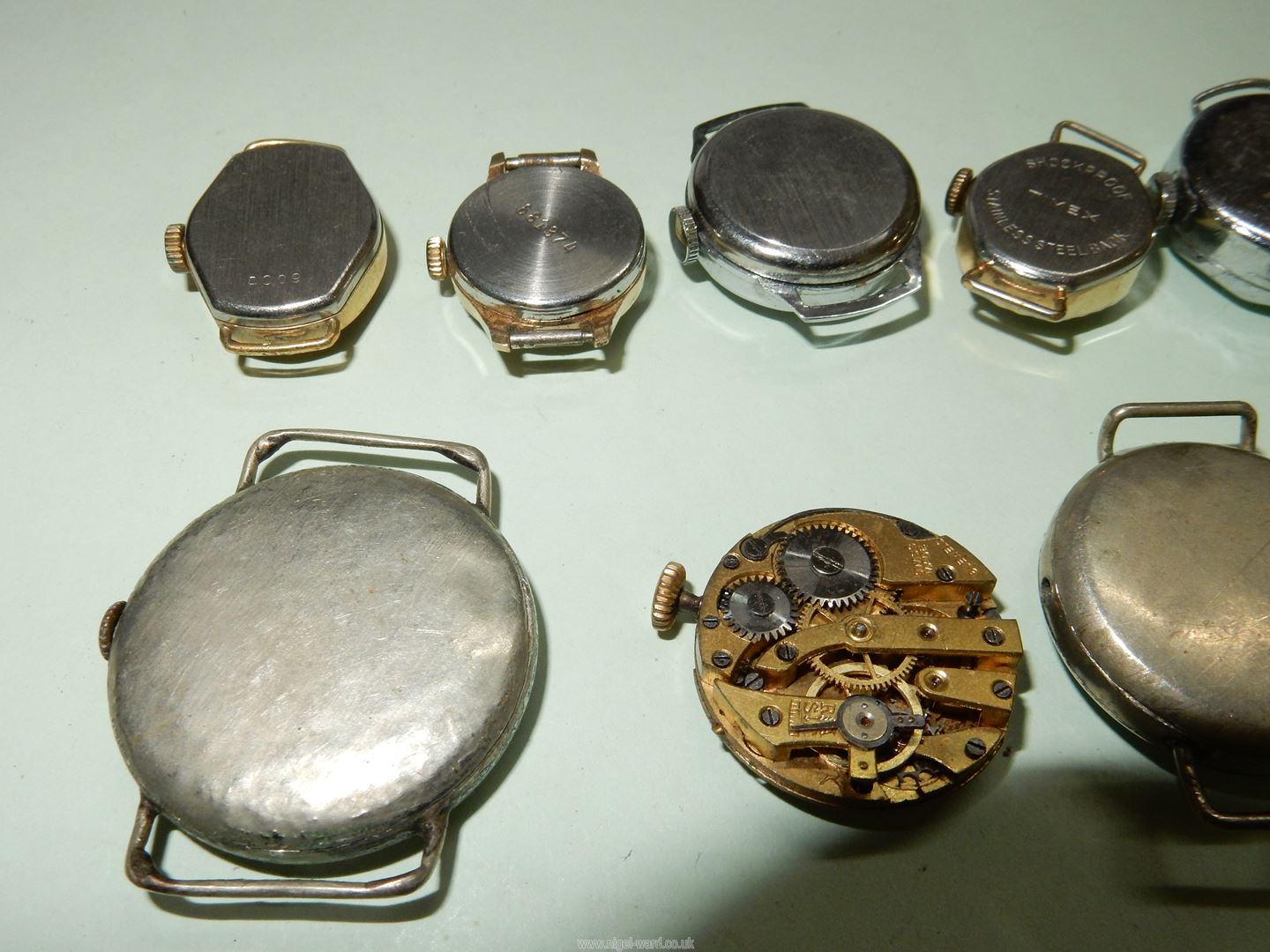 Fifteen watch movements including ten lady's and five gent's requiring attention (not running at - Image 7 of 10
