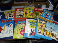 A small quantity of Annuals to include; Beano 1966, Warlord 1977, The Beezer, etc.