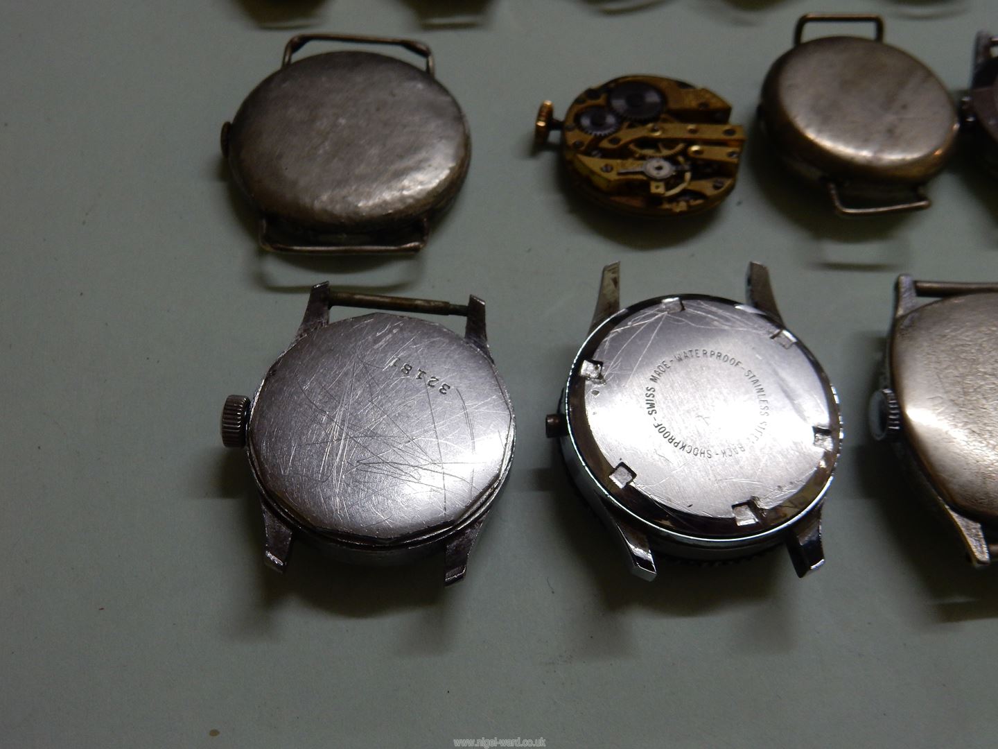 Fifteen watch movements including ten lady's and five gent's requiring attention (not running at - Image 9 of 10