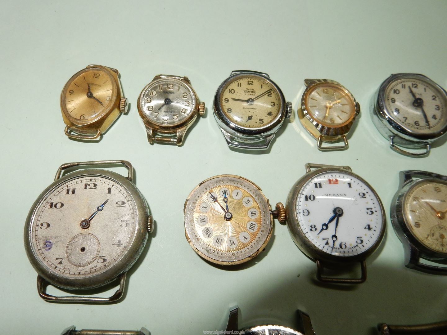 Fifteen watch movements including ten lady's and five gent's requiring attention (not running at - Image 2 of 10