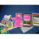 A box of Maps to include; Worcester, Hereford, Brecon Beacons, Wales, Scotland, etc.