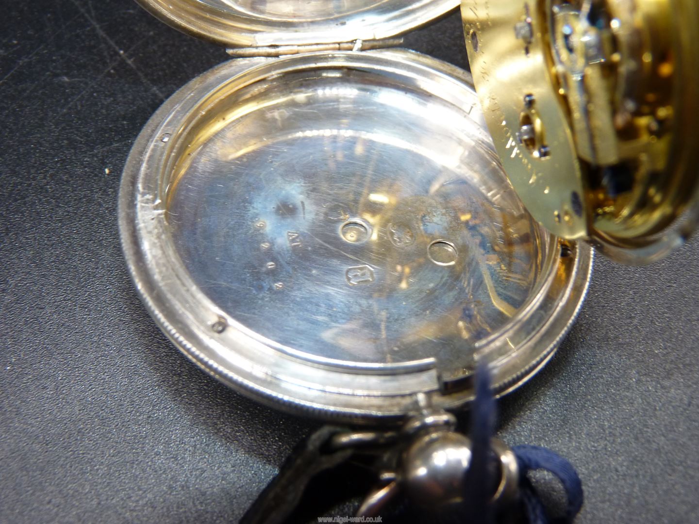 A silver cased key wound Pocket Watch, the quality fusee movement No. - Image 10 of 12