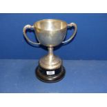 A Silver Trophy for 'Perpetual Challenge'' presented to The Castle Green Bowling Club 1939,
