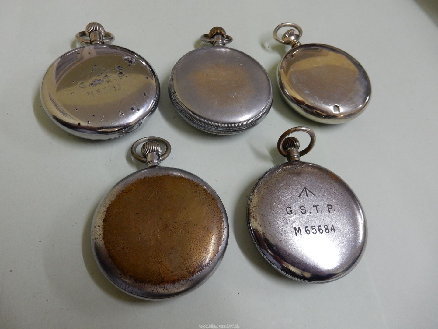 Five crown wound Pocket Watches with inset second hands, - Image 2 of 12