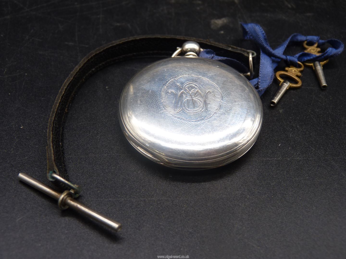 A silver cased key wound Pocket Watch, the quality fusee movement No. - Image 3 of 12