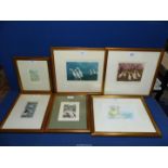 Six Prints featuring ducks by various artists.