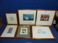 Six Prints featuring ducks by various artists.