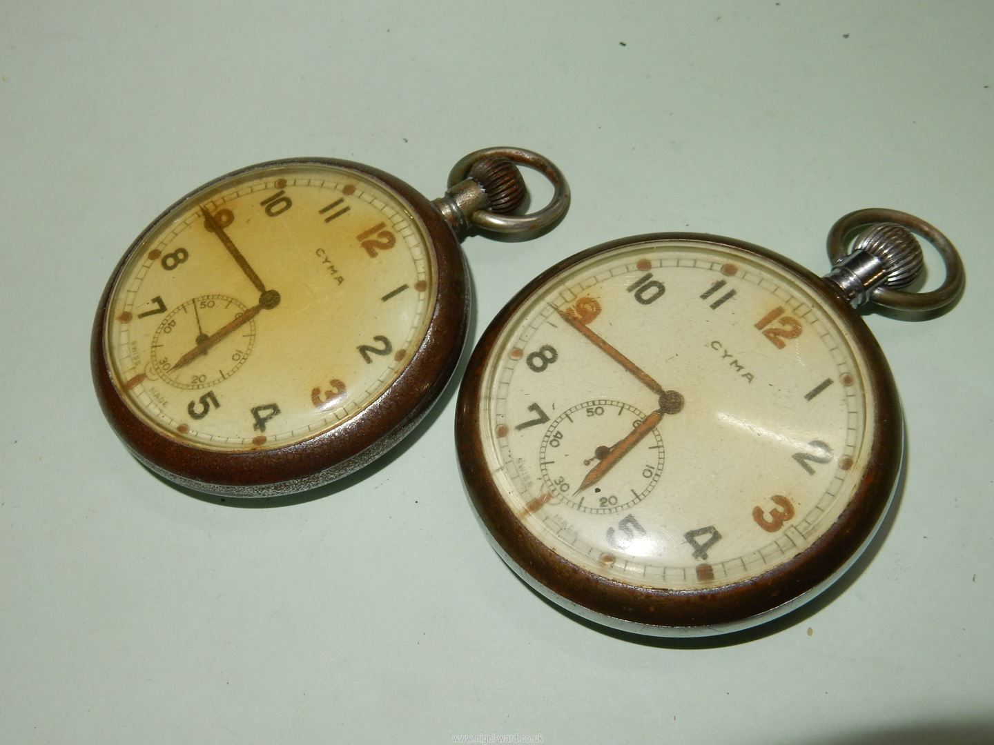 Five crown wound Pocket Watches with inset second hands, - Image 11 of 12