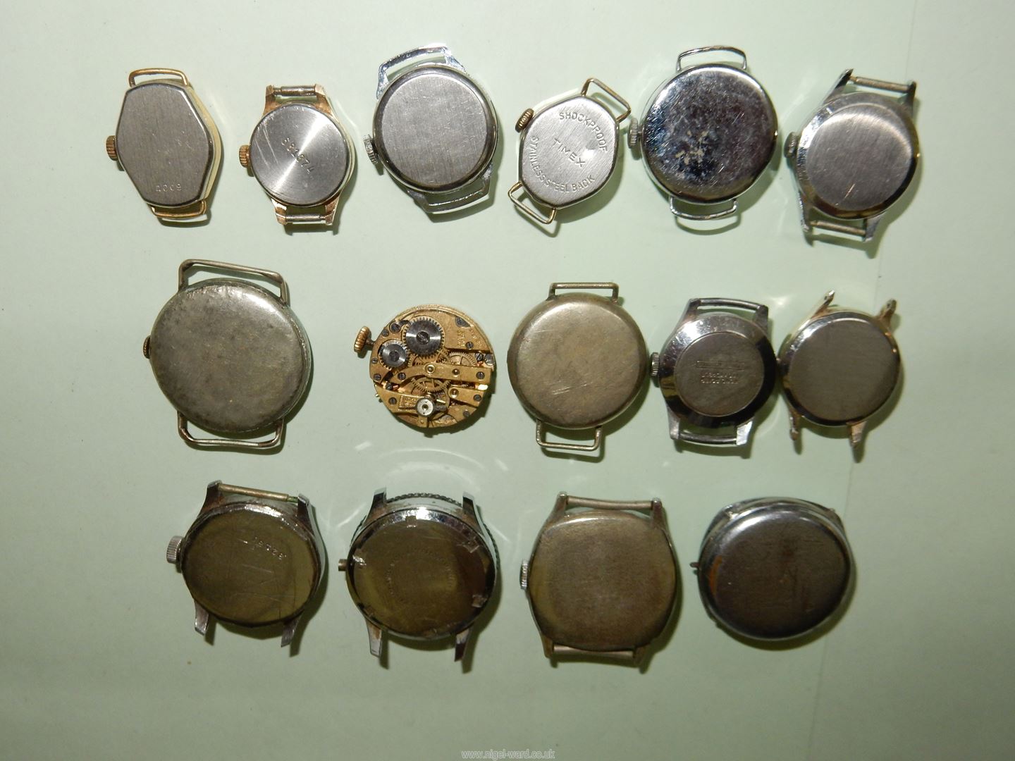 Fifteen watch movements including ten lady's and five gent's requiring attention (not running at - Image 6 of 10