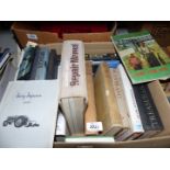 A box of books to include; Harry Ferguson and I by Michael Warner, Guns and Gunsmiths,