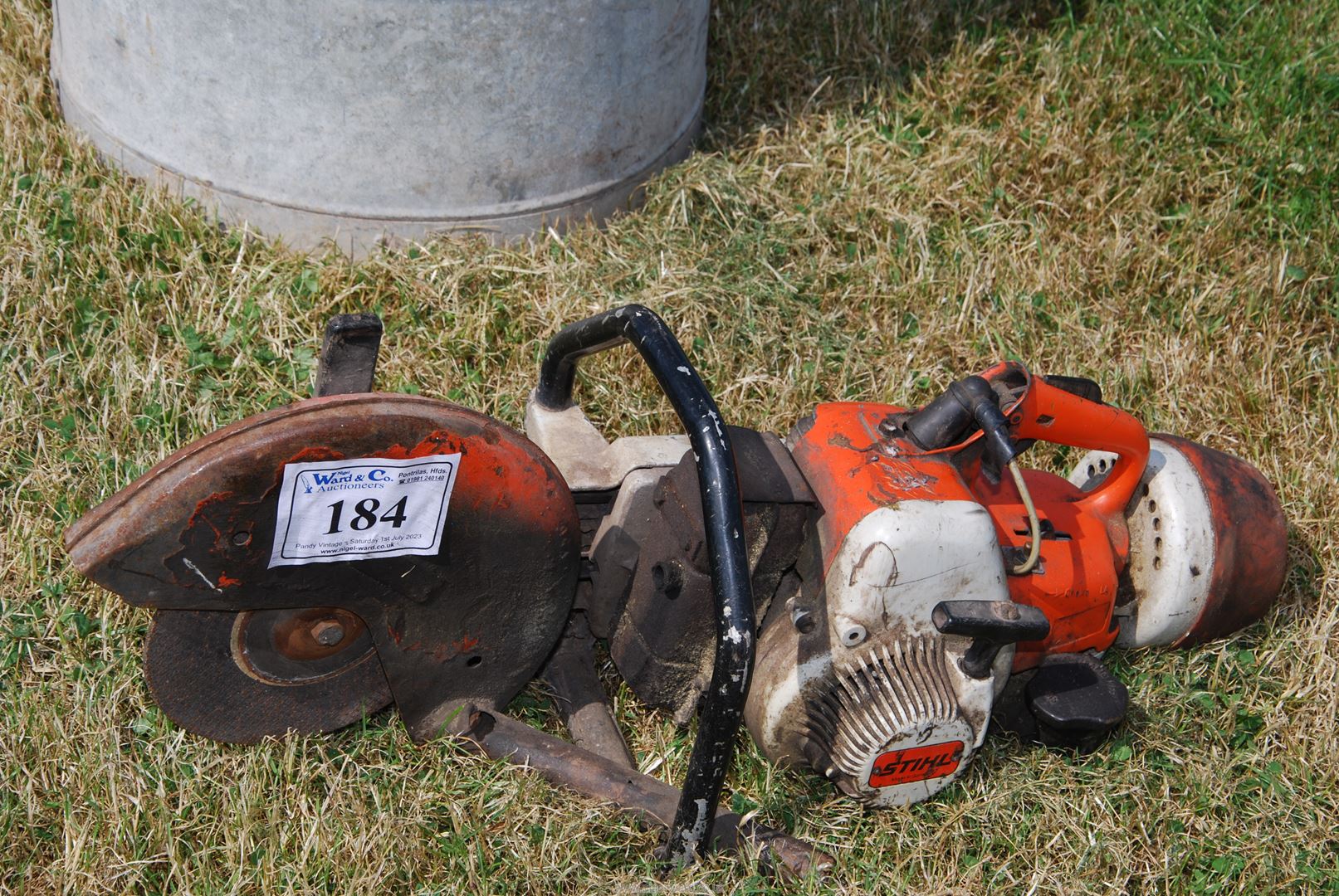 A Stihl TS5350 petrol engined disc cutter, good compression.