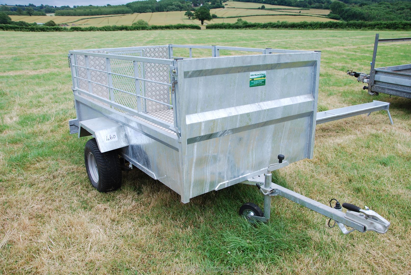 A new galvanised Trailer 7' x 4' approx.