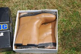A pair of Safety boots,