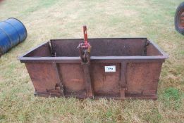 Tractor link box, with trip action, 63" wide x 32" deep.