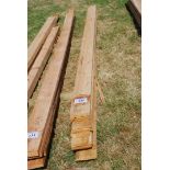 10 of 6" x 1" Cedar planks 165" long approx.