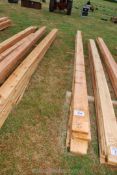 10 of 6" x 1" Cedar planks 189" long approx.