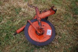 A Ransomes Faun Potato harvester wheel and fittings.