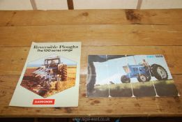 A Ransomes 100 series Brochure and a Ford 5000 Brochure.