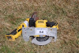 A DeWalt 18 volt Ripsaw and Angle Grinder, no chargers.