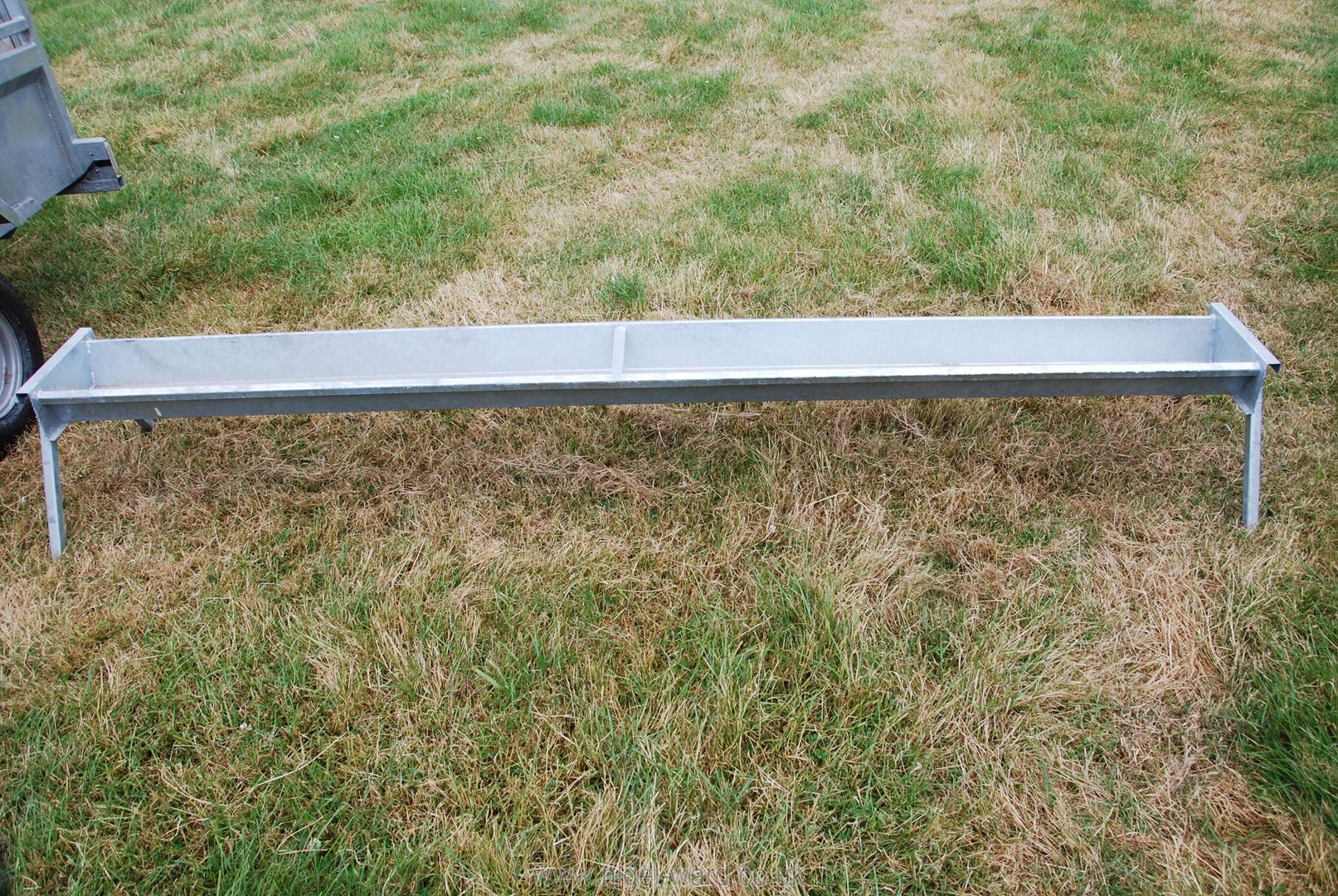 A new galvanised Sheep trough.