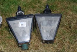 Two x 240 street lamp heads.