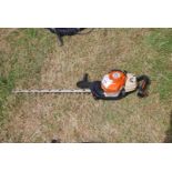 A Stihl HS 86R hedge cutter (good compression).