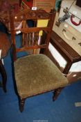 **An Upholstered Dining Chair.