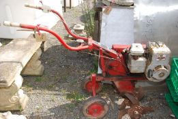 A Major Briggs & Stratton Rotavator, good compression at time of lotting.