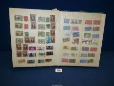 A stamp album including Southern Rhodesia, New Zealand etc.