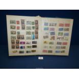 A stamp album including Southern Rhodesia, New Zealand etc.