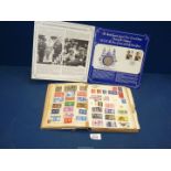 A Premier Postage Stamp Album with many pages filled with stamps, GB 1951 and earlier,