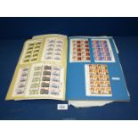 A Scrap book of many mint sheets of Stamps dated 1975-1976, together with First Day covers 1988,