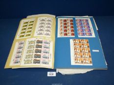 A Scrap book of many mint sheets of Stamps dated 1975-1976, together with First Day covers 1988,