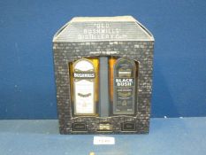 A gift box of two 350 ml bottles of Bushmills Irish Whisky including one of triple distilled.