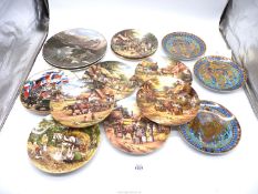 A quantity of display plates including Royal Worcester 'Legends of The Nile', Bradex 'Country Days',