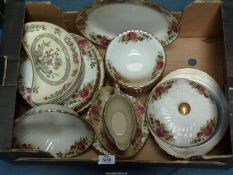 A quantity of Washington dinner ware, six each dinner, breakfast and tea plates, soup bowls,