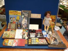 A good quantity of vintage games and toys including Muffin the Mule, board games, Xylophone,