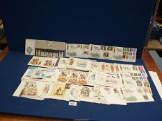 A small quantity of First day Covers ranging from 1968 through to 1982.