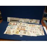 A small quantity of First day Covers ranging from 1968 through to 1982.